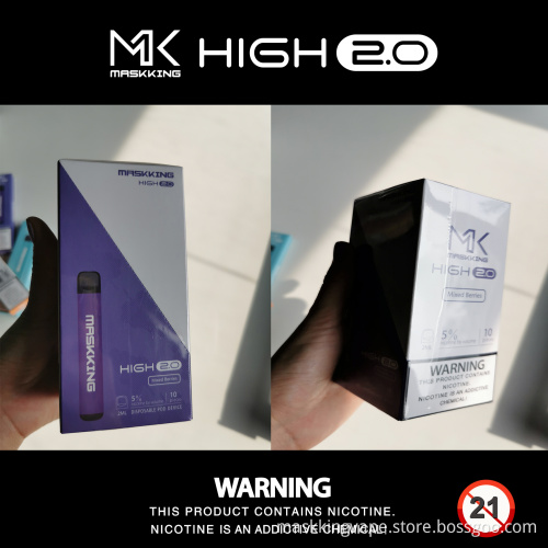 Maskking 50mg Nic Salt Disposable Vaporizer Cigarette